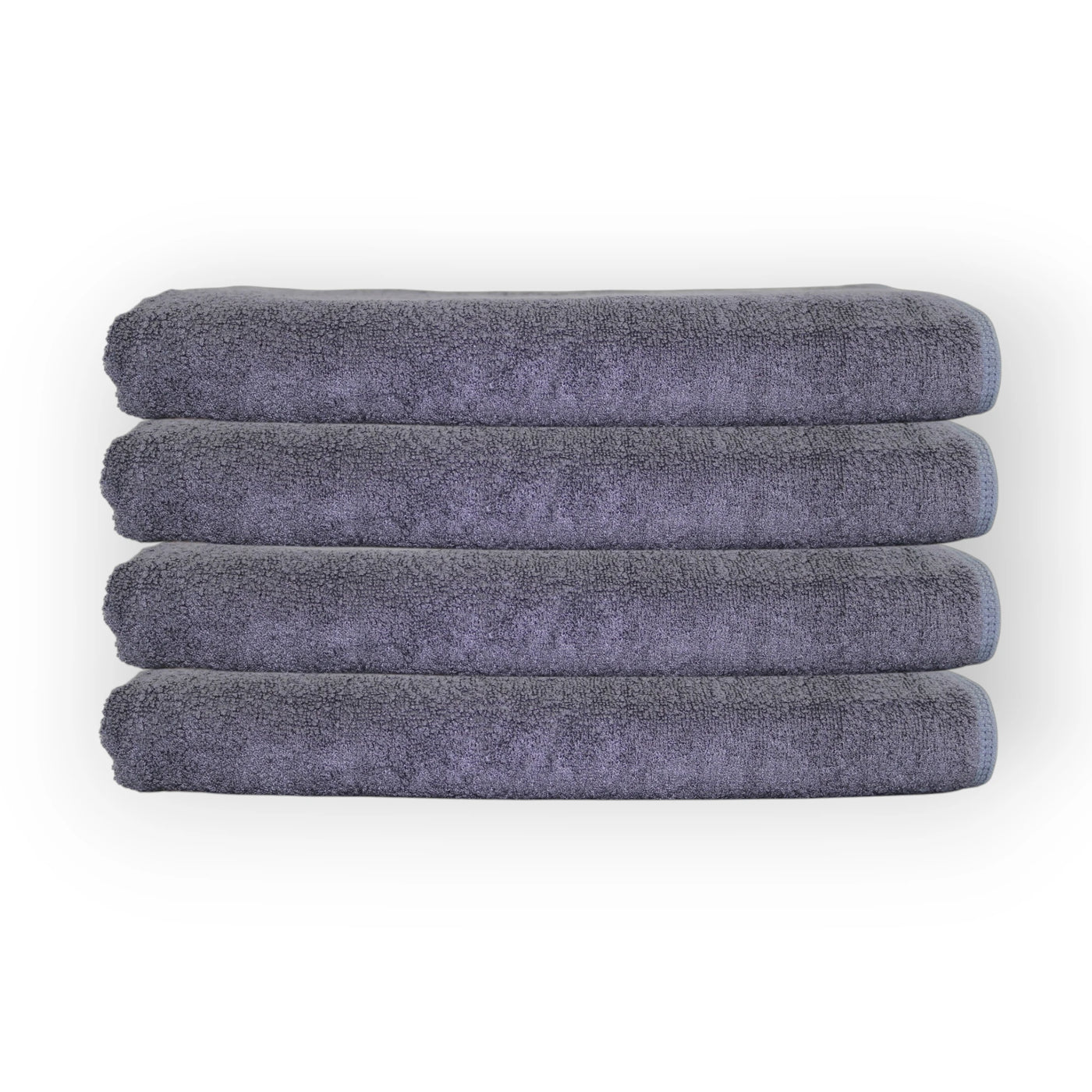 Black bath towel set - bamboo